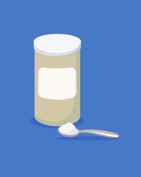 baking soda illustration