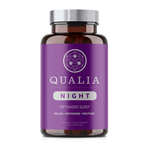 purple supplement bottle
