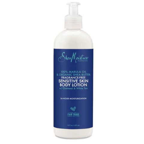 SheaMoisture 100% Marula Oil & Organic Shea Butter Fragrance-Free Sensitive Skin Body Lotion