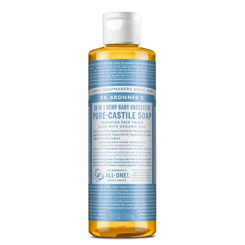 Dr. Bronner's Baby Unscented Pure-Castile Liquid Soap 