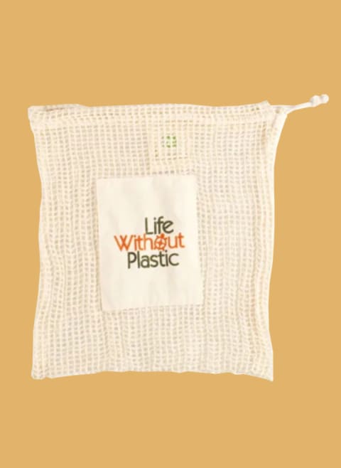 Life Without Plastic tight cotton mesh bag