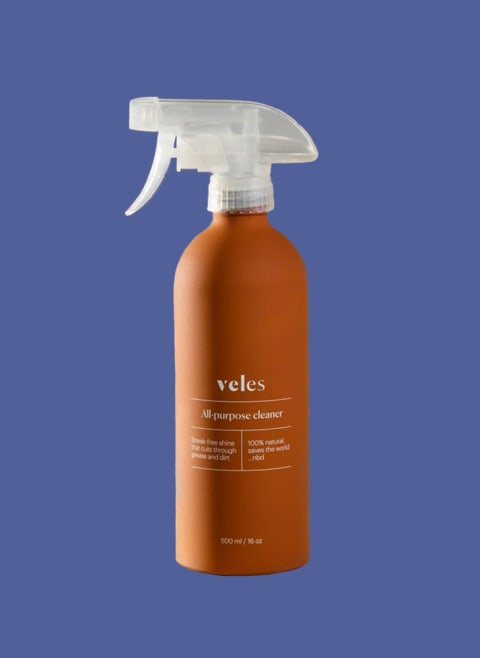 veles cleaning product spray bottle