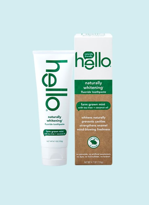 Hello Natural whitening toothpaste