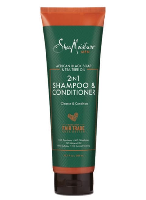SheaMoisture African Black Soap & Tea Tree Oil 2-IN-1 Shampoo & Conditioner