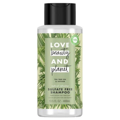 Love Beauty And Planet Sulfate-Free Tea Tree Oil & Vetiver Shampoo