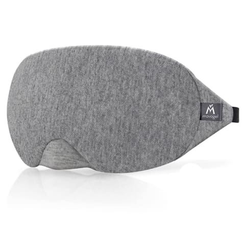 grey sleep mask with nose cover