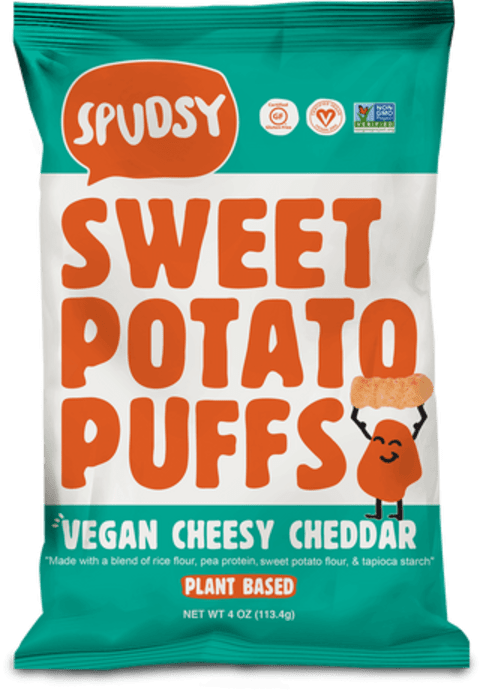 Spudsy sweet potato puffs