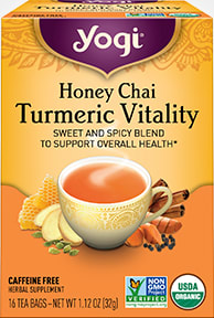 Honey Chai Turmeric Vitality Tea by Yogi Tea