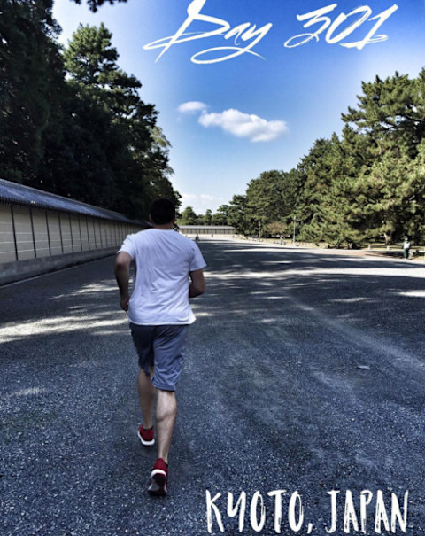 A photo of me running a mile A photo of me running a mile