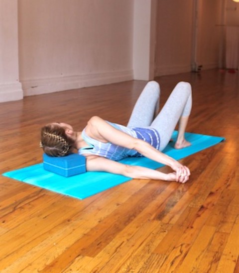 Shoulder opener yoga pose