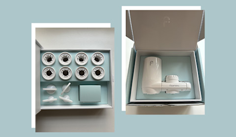 filter baby boxes and set up process photos taken by author with box and six filters