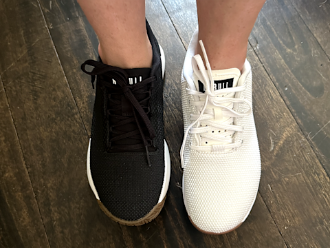 nobull outward flex on one foot and outward on the other