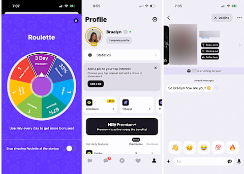 screenshots of roulette, free membership won, & chat screenshots of roulette, free membership won, & chat