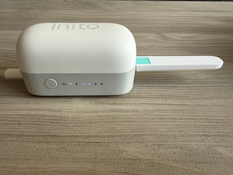 Inito Fertility Tracker displayed on table