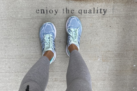 Asics Gel Nimbus on Authors Feet Asics Gel Nimbus on Authors Feet