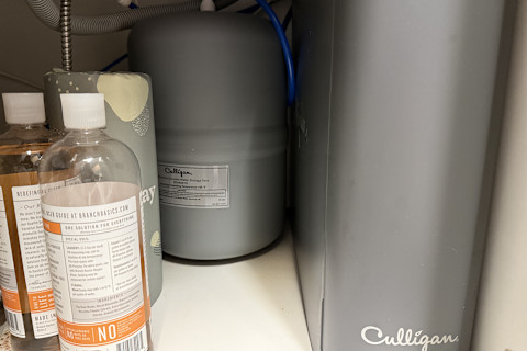 culligan water softener under sink