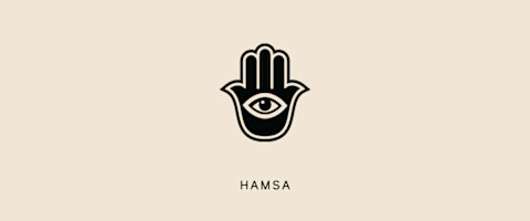 Hamsa symbol Hamsa symbol