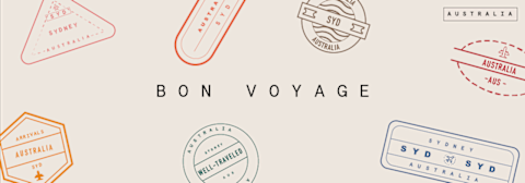 bon voyage // Australia bon voyage // Australia