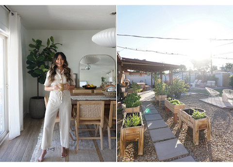 woman inside her arizona home smiling woman inside her arizona home smiling