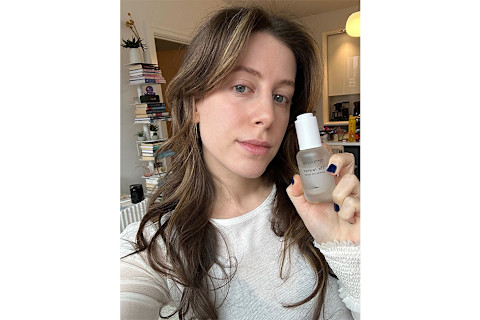 Jamie with symbiome's The Answer Serum