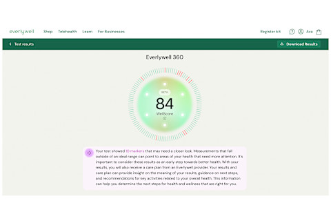 everlywell 360 full body test wellscore