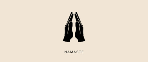 namaste symbol namaste symbol