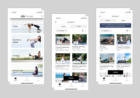 best workout apps for women - alo moves