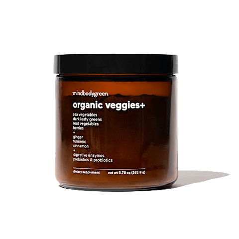 mindbodygreen organic veggies+ amber jar mindbodygreen organic veggies+ amber jar