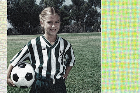 Game On With Alex Morgan - Morgan playing soccer as a child Game On With Alex Morgan - Morgan playing soccer as a child