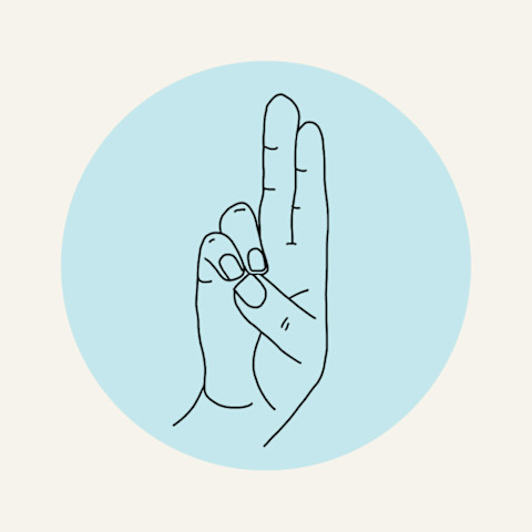 illustration of prana mudra illustration of prana mudra