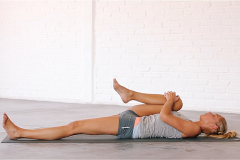 Wind Relieving Yoga Pose Wind Relieving Yoga Pose