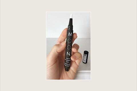 Jamie Schneider with MOON pen Jamie Schneider with MOON pen