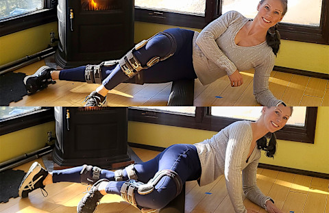 it band outer thigh stretch it band outer thigh stretch