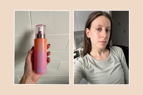 Jamie with kosas serum Jamie with kosas serum