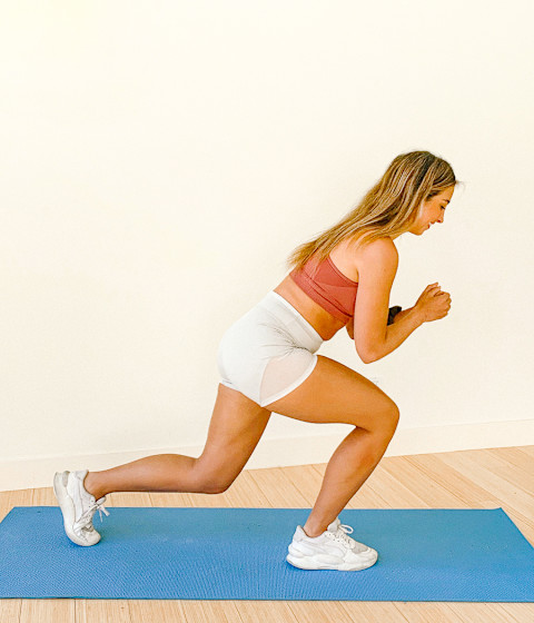 Improper Lunge Form Improper Lunge Form