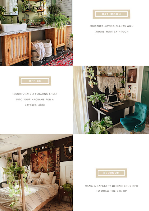 recreating the look of a boho plant-filled home recreating the look of a boho plant-filled home