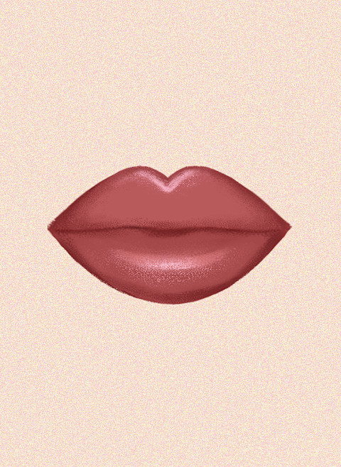 heart-shaped lips heart-shaped lips