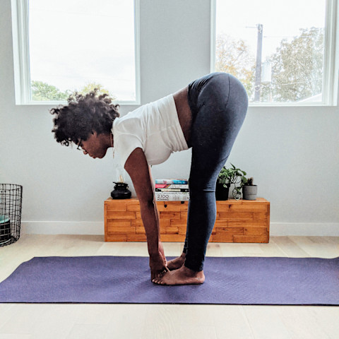 half lift yoga pose
