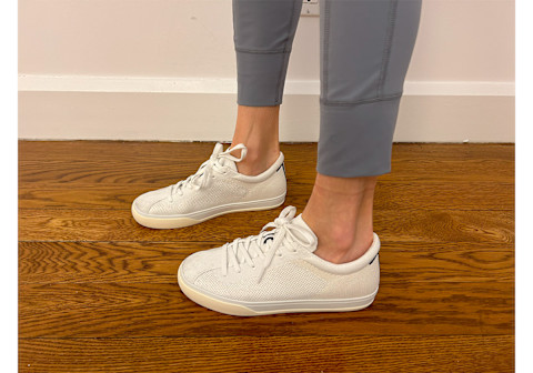 rothys lace up sneaker review