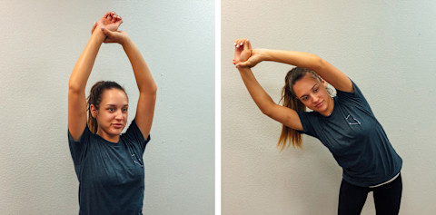 Lat Side Stretch Lat Side Stretch