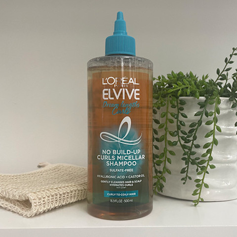best curly hair products: L'Oreal Paris Elvive Dream Lengths Curls No Build-Up Micellar Shampoo best curly hair products: L'Oreal Paris Elvive Dream Lengths Curls No Build-Up Micellar Shampoo