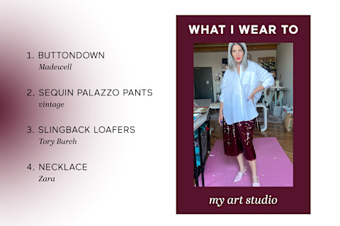 Well Styled with Maayan Zilberman: What I wear to my art studio