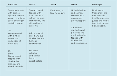 kidney detox sample meal plan kidney detox sample meal plan