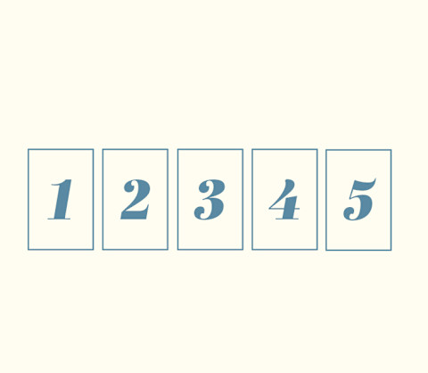 5 card tarot spread illustration 5 card tarot spread illustration
