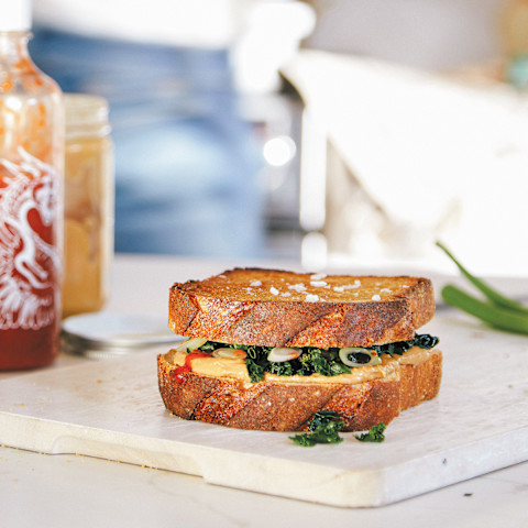 Peanut Butter and Greens Sandwich Peanut Butter and Greens Sandwich