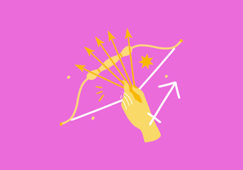 aries symbol over bright pink background aries symbol over bright pink background