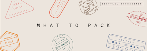 what to pack in seattle
