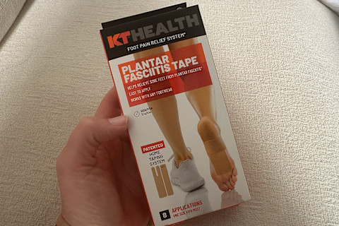 KT plantar fasciitis tape in box