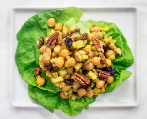 Insanely Simple Curried Chickpea Salad