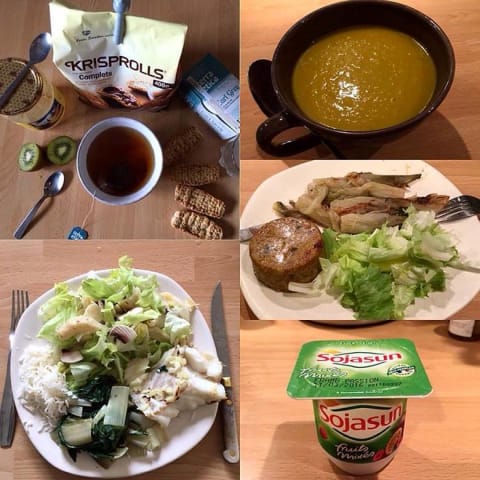 French girl 1-day meal plan